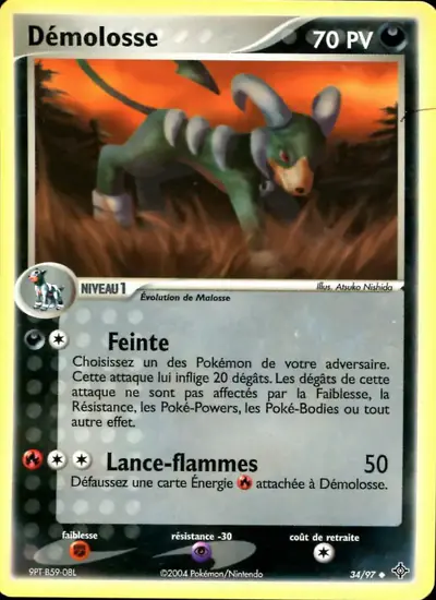 Image de la carte Pokemon Démolosse 34/97