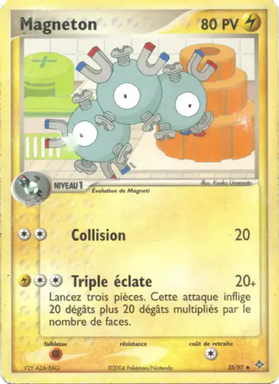 Image de la carte Pokemon Magnéton 35/97