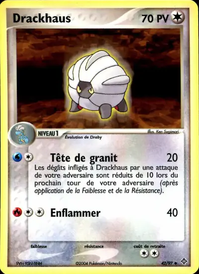 Image de la carte Pokemon Drackhaus 42/97