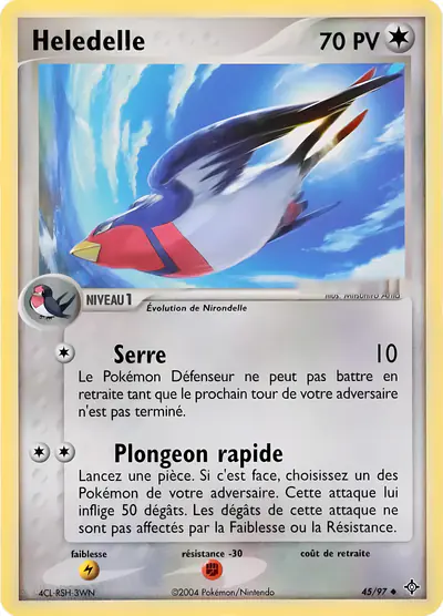 Image de la carte Pokemon Heledelle 45/97