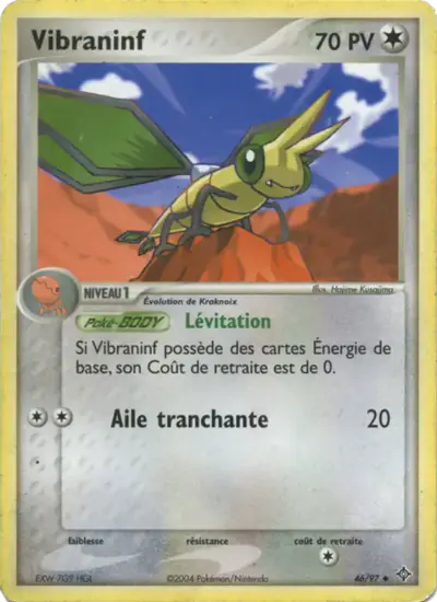 Image de la carte Pokemon Vibraninf 46/97