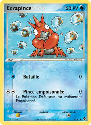 &Eacute;crapince 54/97