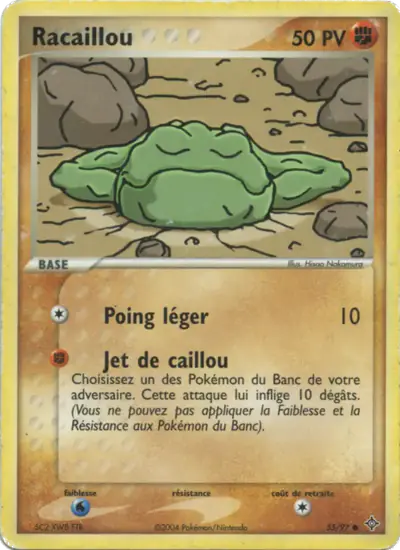 Image de la carte Pokemon Racaillou 55/97