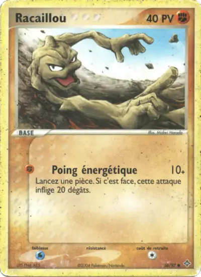 Image de la carte Pokemon Racaillou 56/97