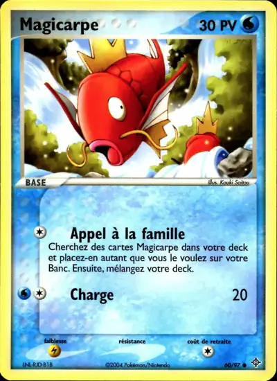 Image de la carte Pokemon Magicarpe 60/97