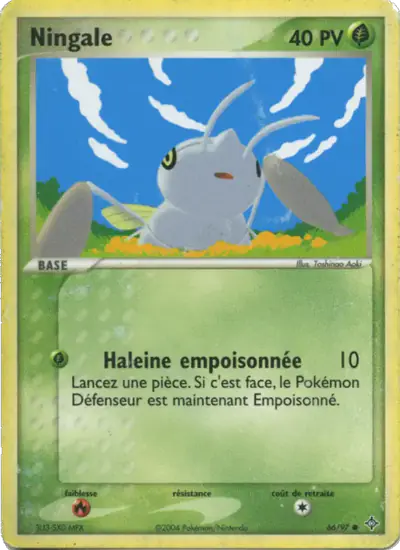 Image de la carte Pokemon Ningale 66/97