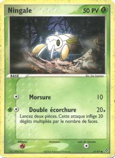 Image de la carte Pokemon Ningale 67/97