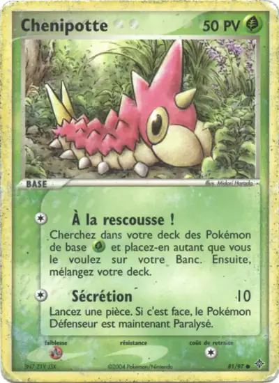 Image de la carte Pokemon Chenipotte 81/97