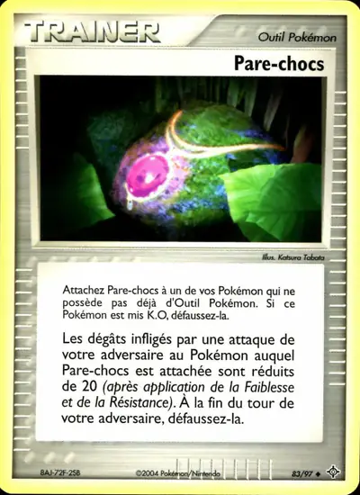 Image de la carte Pokemon Pare-chocs 83/97