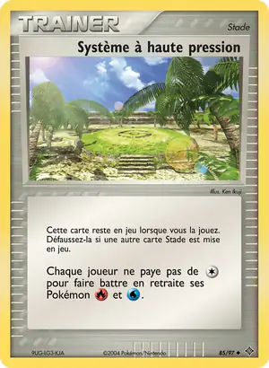 Syst&egrave;me &agrave; haute pression 85/97