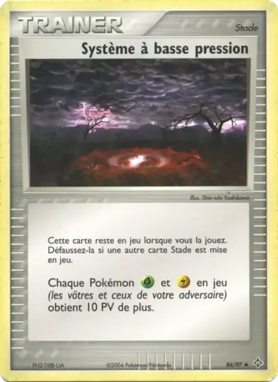 Image de la carte Pokemon Système à basse pression 86/97