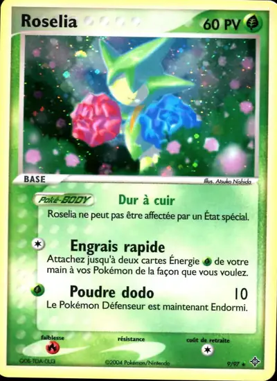 Image de la carte Pokemon Roselia 9/97