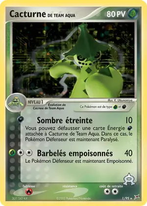 Cacturne de Team Aqua 1/95