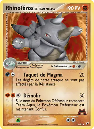 Rhinof&eacute;ros de Team Magma 11/95
