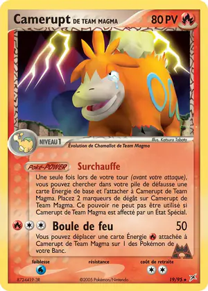 Camerupt de Team Magma 19/95