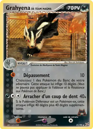 Grahyena de Team Magma 21/95
