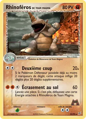 Rhinof&eacute;ros de Team Magma 22/95