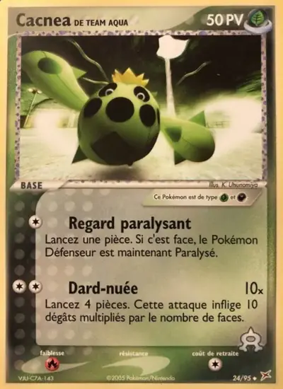 Image de la carte Pokemon Cacnea de Team Aqua 24/95