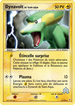 Dynavolt de Team Aqua 27/95