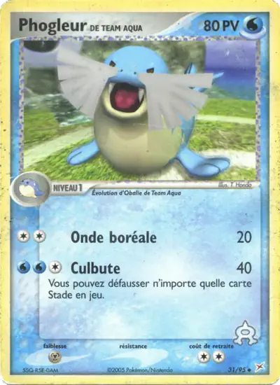 Image de la carte Pokemon Phogleur de Team Aqua 31/95