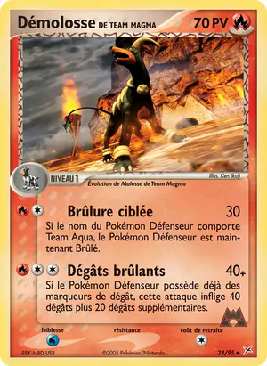 D&eacute;molosse de Team Magma 34/95