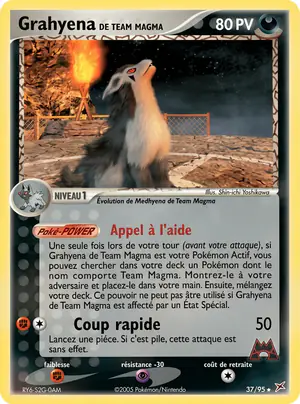 Grahyena de Team Magma 37/95