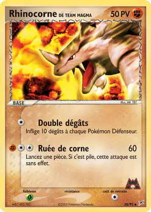 Rhinocorne de Team Magma 38/95