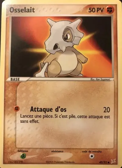 Image de la carte Pokemon Osselait 40/95