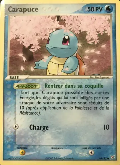 Image de la carte Pokemon Carapuce 46/95