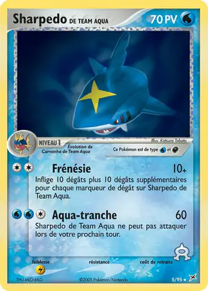 Sharpedo de Team Aqua 5/95