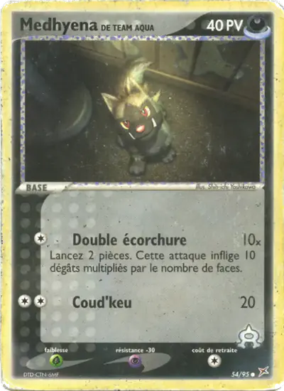 Image de la carte Pokemon Medhyena de Team Aqua 54/95