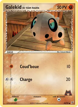 Galekid de Team Magma 58/95