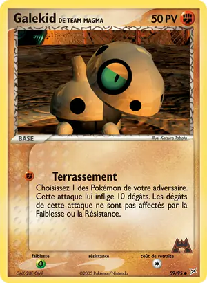 Galekid de Team Magma 59/95