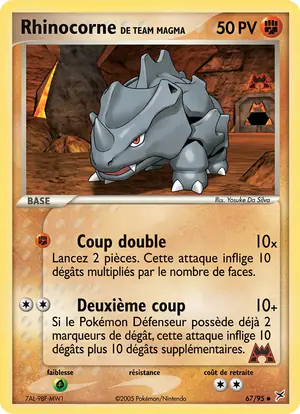 Rhinocorne de Team Magma 67/95