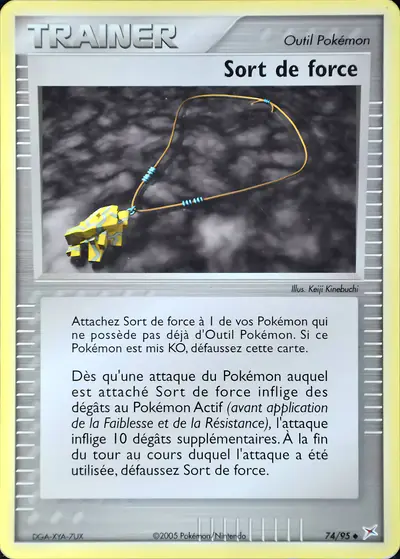 Image de la carte Pokemon Sort de force 74/95