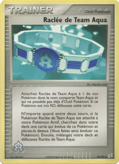 Image de la carte Pokemon Raclée de Team Aqua 76/95
