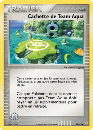 Cachette de Team Aqua 78/95
