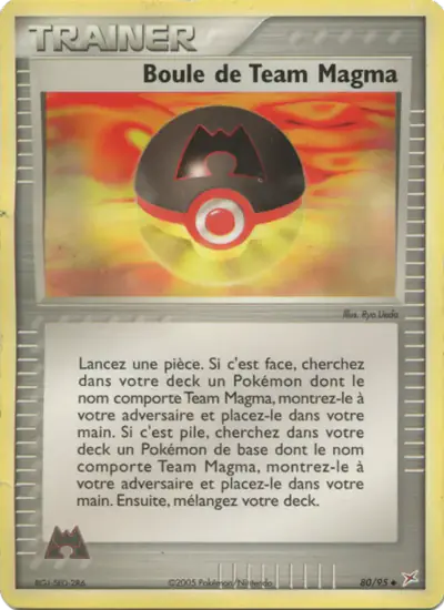 Image de la carte Pokemon Boule de Team Magma 80/95