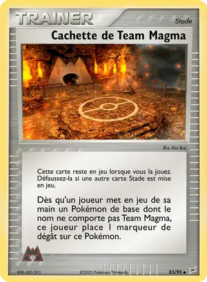 Cachette de Team Magma 83/95