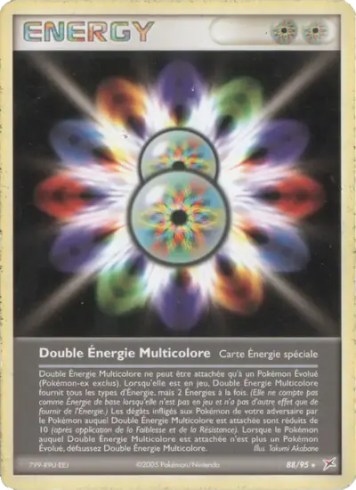 Image de la carte Pokemon Double Énergie Multicolore 88/95
