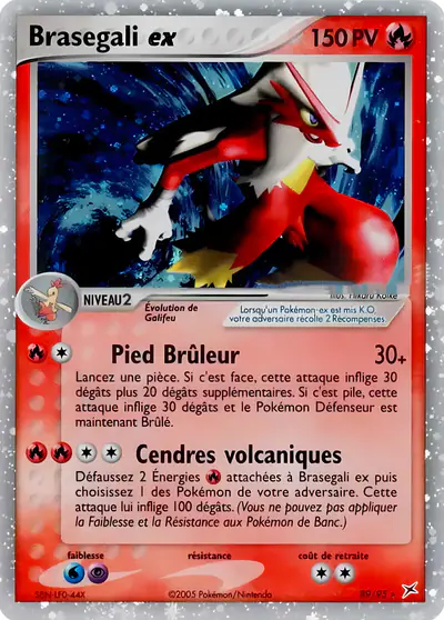 Image de la carte Pokemon Brasegali ex 89/95