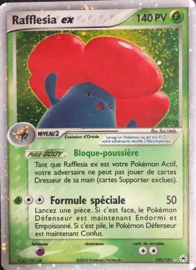 Image de la carte Pokemon Rafflesia ex 100/101
