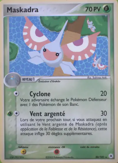 Image de la carte Pokemon Maskadra 20/101