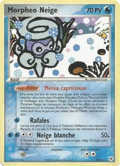 Image de la carte Pokemon Morpheo Neige 25/101