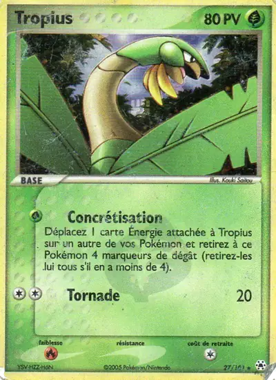 Image de la carte Pokemon Tropius 27/101