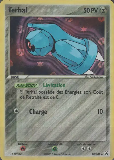 Image de la carte Pokemon Terhal 28/101