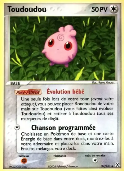 Image de la carte Pokemon Toudoudou 37/101