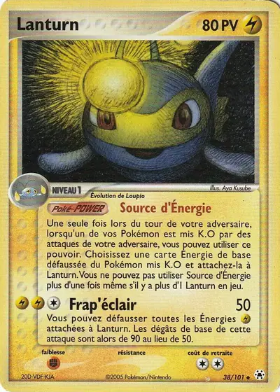 Image de la carte Pokemon Lanturn 38/101