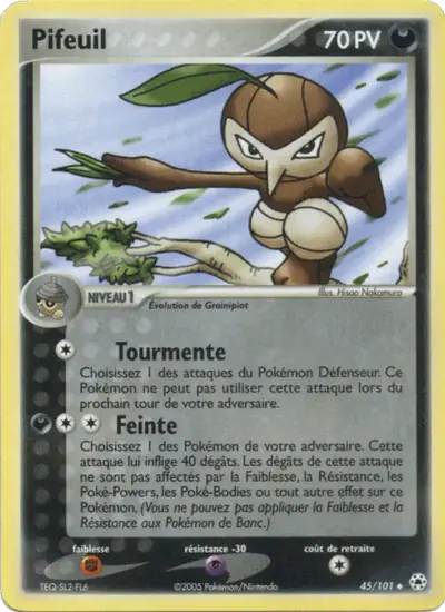 Image de la carte Pokemon Pifeuil 45/101