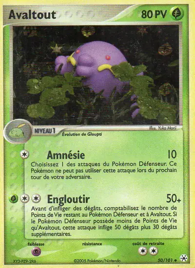 Image de la carte Pokemon Avaltout 50/101